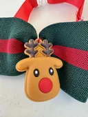 Royal Rudolph Premium Yılbaşı Köpek Papyonu | Limited Edition Luxe Aksesuar | Orta & Büyük Irklar İçin thumbnail 9