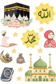 Stickerlı Set Merve Gülcemal  - Allahı Neden Göremiyorum, Kalbimin Süsü Oruç- Keloğlan Oruç Peşinde thumbnail 5