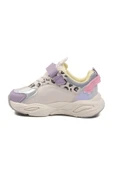 Cool Lila Leopar Desenli Cırtlı Kız Çocuk Spor Ayakkabı thumbnail 2
