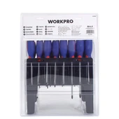 WORKPRO WP200507 100 Parça Duvar Askı Aparatlı Profesyonel CR-V Manyetik Tornavida ve Bits Uç Seti thumbnail 4