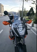 MOTOCAM KTM 1090 Siperlik Ön Cam 2008-2017 Model 56cm Şeffaf Renkli 4mm thumbnail 2