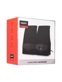 SNOPY Sn-84 2.0 USB Speaker, Siyah thumbnail 1