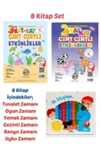 8 Kitap Set- 2 Yaş ve 3 Yaş Cırt Cırtlı Etkinlikler ve YapıKredi Yayınları 2 Yaş Kitaplık thumbnail 1