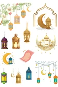 Ramazan Sticker Set 5 Adet A4 Sayfa thumbnail 3