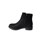 YAZKIŞ Kadın Siyah Mat Cilt Yanı Tokalı Düz Taban Bot thumbnail 3