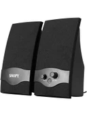 SNOPY Sn-84 2.0 USB Speaker, Siyah thumbnail 3