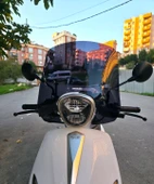 MOTOCAM Rks Letbe LB 125 Ön Cam 2023-2025 Model 44cm Siyah Renkli 4mm ELCİKSİZ APARAT GÖNDERİLMEYECEK thumbnail 1