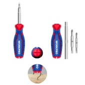 WORKPRO WP221046 6-IN-1 Profesyonel Çok Fonksiyonlu Değişken Uçlu Tornavida Seti thumbnail 1