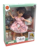 Kızılkaya Anbibi Premium Oyuncak Bebek Aksesuarlı Pembe Elbiseli WX1962 thumbnail 1