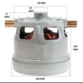 Elektrikli Süpürge Motoru SRV27 1600 W thumbnail 2