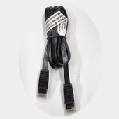 RJ45 Cat5e slim yassı internet ağ bağlantı kablosu 10'lu paket 1.5m thumbnail 4