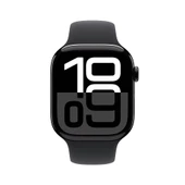 Apple Watch Series 10 GPS 42mm Jet Black Aluminium Case with Black Sport Band (Teşhiri Ürünüdür) thumbnail 2