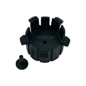 Philips İle Uyumlu FC9225, FC9218, FC9205 Marathon Süpürge Teker Tamir Kiti (Tekerlek İç Parçası ve Çivisi) thumbnail 1