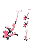 GLOBBER IŞIKLI SCOOTER KOYU PASTEL PEMBE thumbnail 4