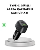 38W Araç Şarj Cihazı Type-C PD USB Hızlı Şarj Çift Port thumbnail 1