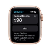 Apple Watch Series 6 GPS, 44mm Gold Aluminium Case with Pink Sand Sport Band (Teşhir Ürünüdür) thumbnail 3