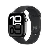 Apple Watch Series 10 GPS 42mm Jet Black Aluminium Case with Black Sport Band (Teşhiri Ürünüdür) thumbnail 1