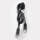 RJ45 Cat5e slim yassı internet ağ bağlantı kablosu 10'lu paket 1.5m thumbnail 3