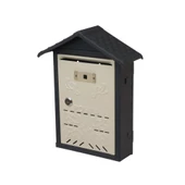 Akşan Metal Çatılı İlan Posta Kutusu Dış Mekan Krem-Antrasit thumbnail 1