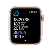Apple Watch Series 6 GPS, 44mm Gold Aluminium Case with Pink Sand Sport Band (Teşhir Ürünüdür) thumbnail 4
