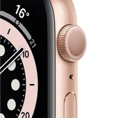 Apple Watch Series 6 GPS, 44mm Gold Aluminium Case with Pink Sand Sport Band (Teşhir Ürünüdür) thumbnail 2