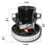 Elektrikli Süpürge Motoru SRV45 1500 W thumbnail 2