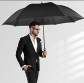 Otomatik Fiber Fiber Gövdeli Lüx Erkek Baston Şemsiye thumbnail 1