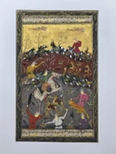 İnsanların Doğaya Etkisi Adlı El Yapımı Minyatür Resim 30x20 cm thumbnail 1