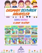 4.Sınıf Okumayı Sevdiren Renkli Resimli Hikayeler 5 - 10 Kitap thumbnail 1