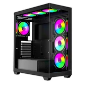 GAMEBOOSTER 750W 80+ BRONZE FALCON A750B GAMING MID-TOWER PC KASASI thumbnail 1