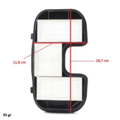 Fakir İle Uyumlu İntra Veyron Basic Turbo Öko XL Premium Elektrikli Süpürge Çıkış Hepa Filtre thumbnail 3