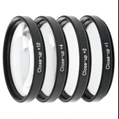 Ayex 77mm Close-Up Filtre Seti 4’lü (+1, +2, +4, +10) Optik Cam, Metal Çerçeve, Taşıma Çantalı thumbnail 2