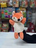 Peluş 25 cm El Kuklası Turuncu Tilki thumbnail 1