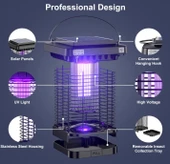 EM02 Güneş Enerjili Elektrikli Sinek Öldürücü IP65 thumbnail 4