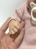 Gerçekçi Vinil Yenidoğan Reborn Oyuncak Bebek 46cm thumbnail 5