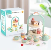 Gagaku Ahşap Oyuncak Çay Seti 23 Parça thumbnail 3