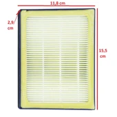 Nilfisk İle Uyumlu Elite Power Energy Eco Special P10 P12 WCO13P08A1 Allergy Elektrikli Süpürge Hepa Filtre thumbnail 3