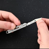 Katlanabilir Mini Neşter 11 Numara (10 Adet Yedek Bıçaklı) thumbnail 3