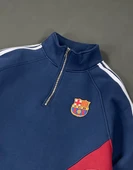 Oversize Half Zip Barcelona Sweatshirt thumbnail 3