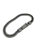 Gümüş Örme Erkek Bileklik 22cm - Cihan Albora Bilekliği thumbnail 1