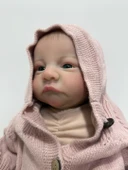 Gerçekçi Vinil Yenidoğan Reborn Oyuncak Bebek 46cm thumbnail 2