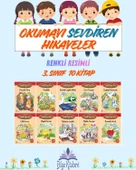 3.Sınıf Okumayı Sevdiren Renkli Resimli Hikayeler 3 - 10 Kitap thumbnail 1