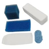 Thomas İle Uyumlu Genius S1 Aquafilter Eco S2 Twin Parquet TT T1 T2 Pets Hijyen Süpürge Filtre Seti thumbnail 1