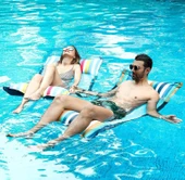 FindUWill Yetişkinler için Şişirilebilir Havuz Hamağı XL (2 Adet) thumbnail 3