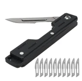 Katlanabilir Mini Neşter 24 Numara (10 Adet Yedek Bıçaklı) thumbnail 1