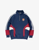 Oversize Half Zip Barcelona Sweatshirt thumbnail 1