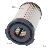 Electrolux İle Uyumlu Ergoeasy ZTI 7625 ZS 220B ZAC 6805 - 6858 Accelerator Süpürge Silindir Hepa Filtre thumbnail 4