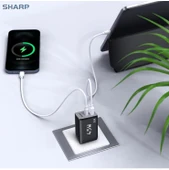 Sharp GaN Usb A ve Usb C Şarj Adaptörü 45W thumbnail 3