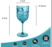 Yalin 6'lı Akrilik Şarap Kadeh Seti thumbnail 4