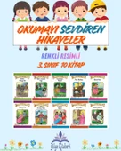 3.Sınıf Okumayı Sevdiren Renkli Resimli Hikayeler 2 - 10 Kitap thumbnail 1